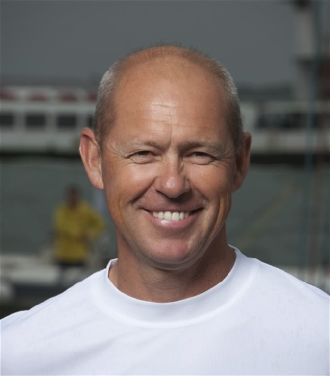 Bruno Dubois speaks about racing at the 8th China Cup International Regatta in Shenzhen, October 2014